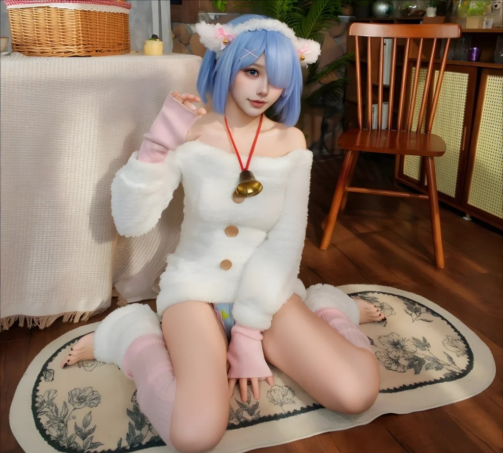 Coser@CatDemon喵崽 (你的喵崽): 等待主人归来的小羊 (97 photos) - P8
