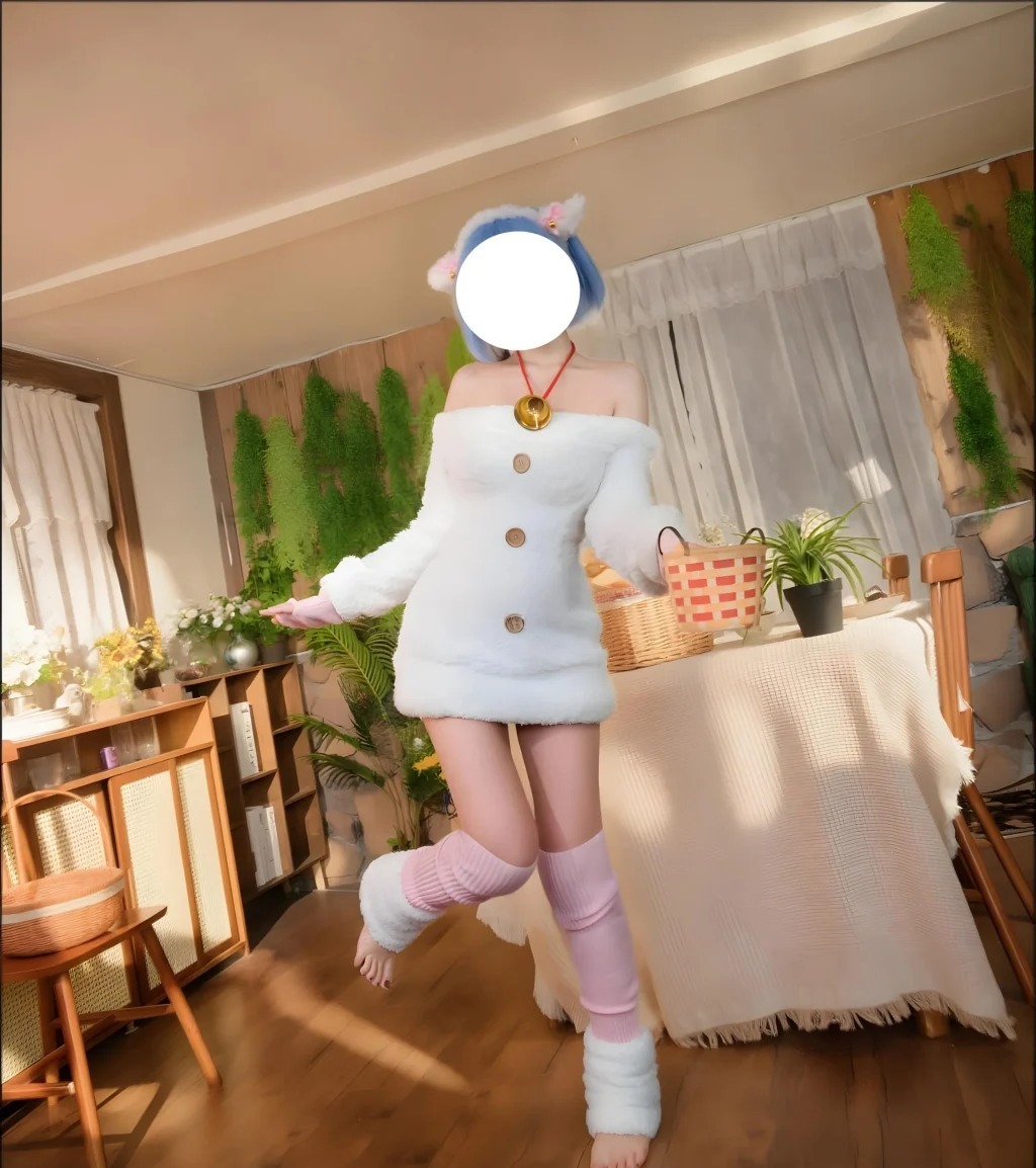 Coser@CatDemon喵崽 (你的喵崽): 等待主人归来的小羊 (97 photos) - P7