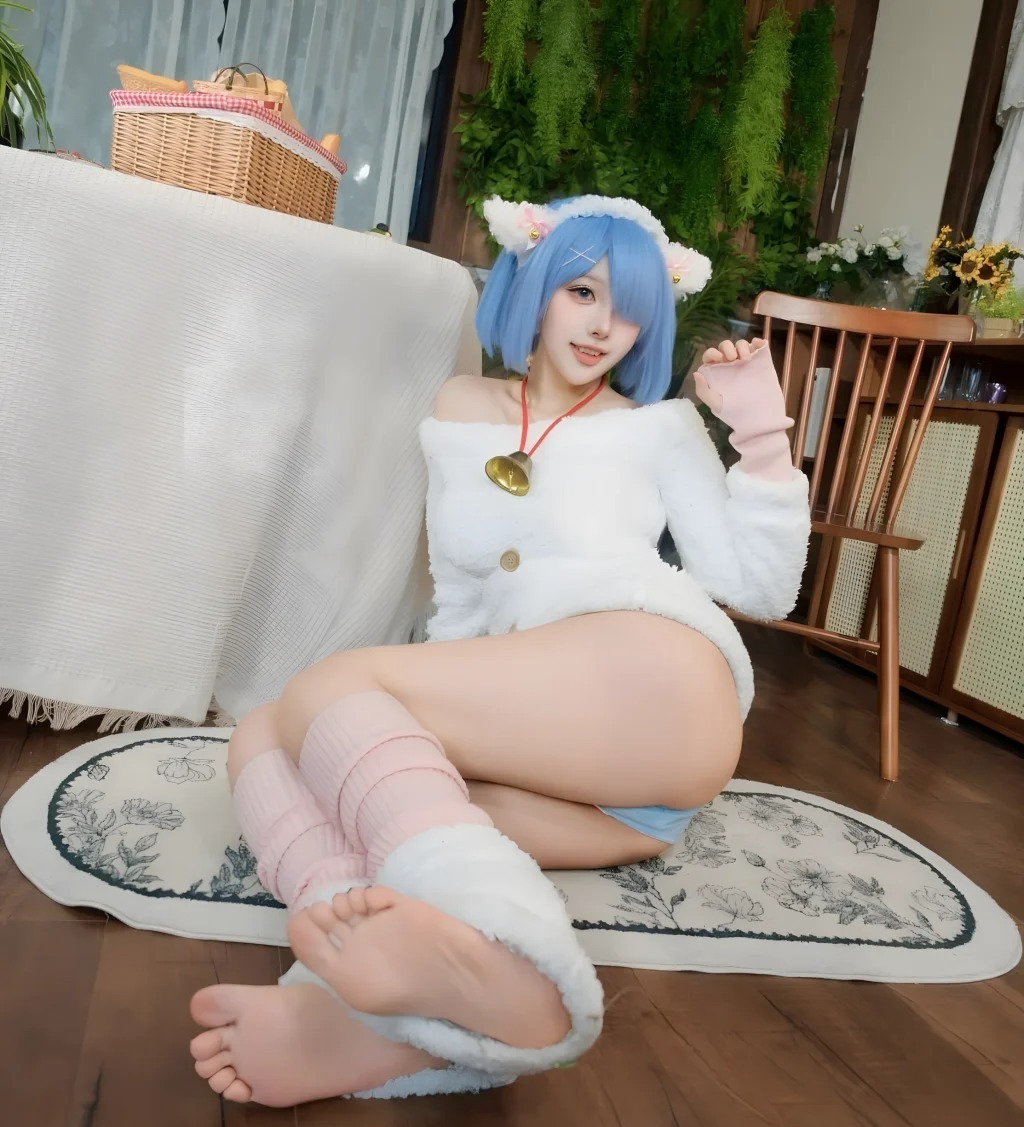 Coser@CatDemon喵崽 (你的喵崽): 等待主人归来的小羊 (97 photos) - P2