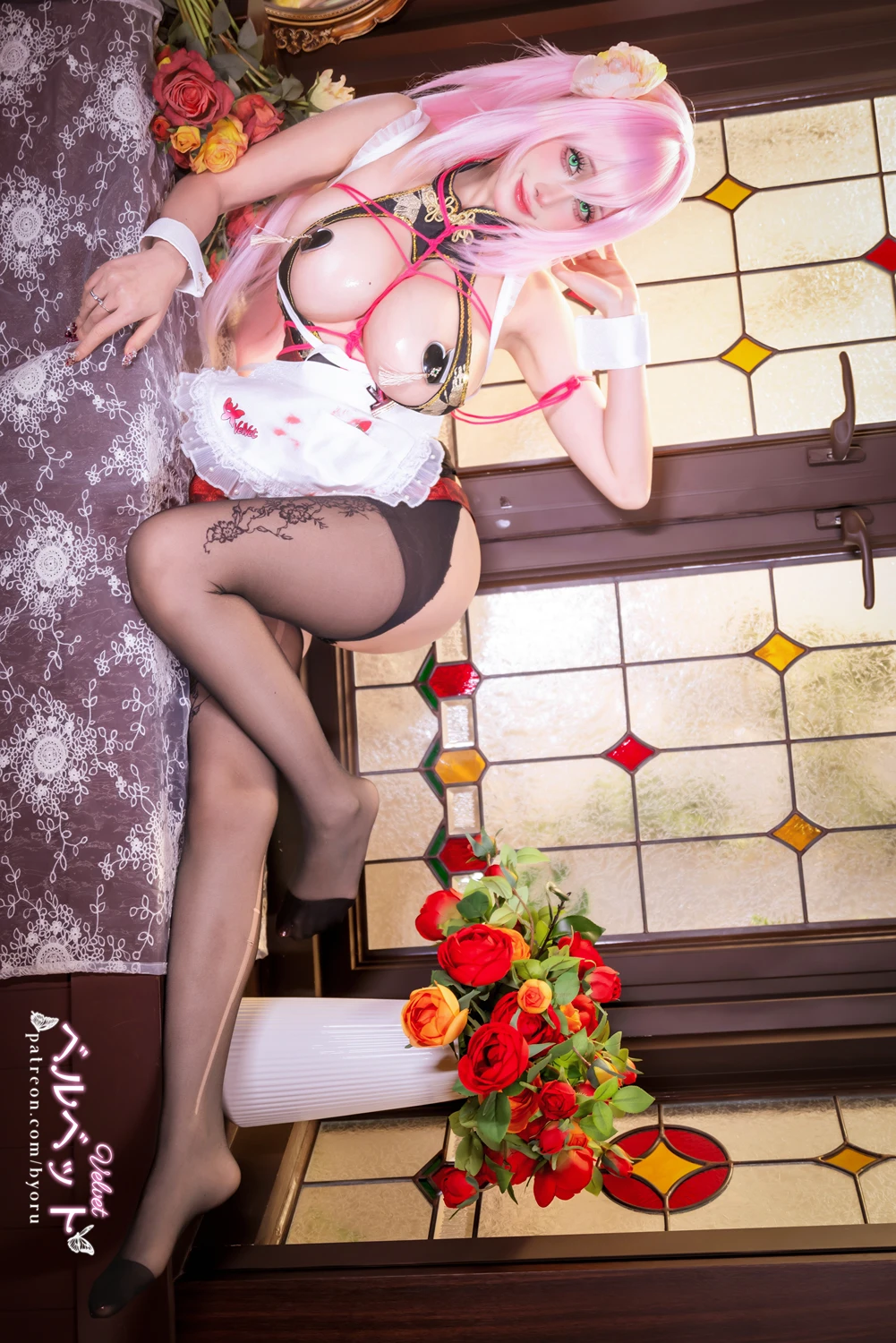 Cosplay 日本性感萝莉Byoru – Velvet Maid Nikke 薇尔维特女仆 - P5