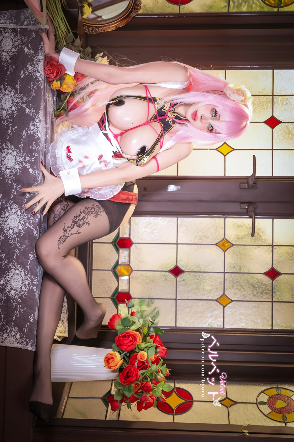 Cosplay 日本性感萝莉Byoru – Velvet Maid Nikke 薇尔维特女仆 - P6