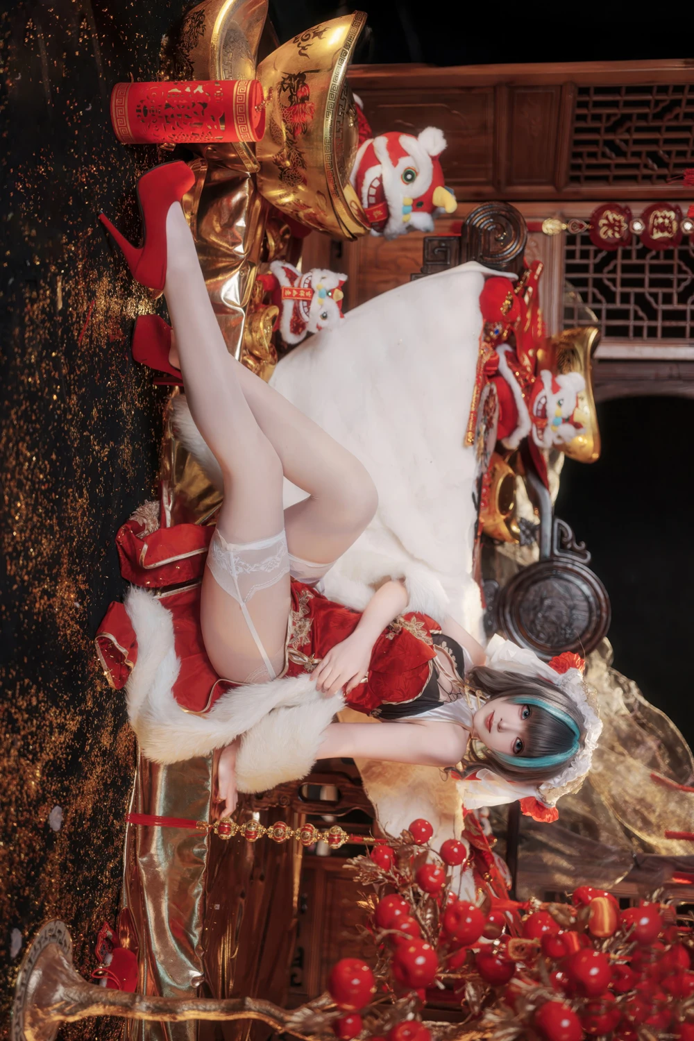 Cosplay Bangni邦尼 – 新春柴郡 - P10