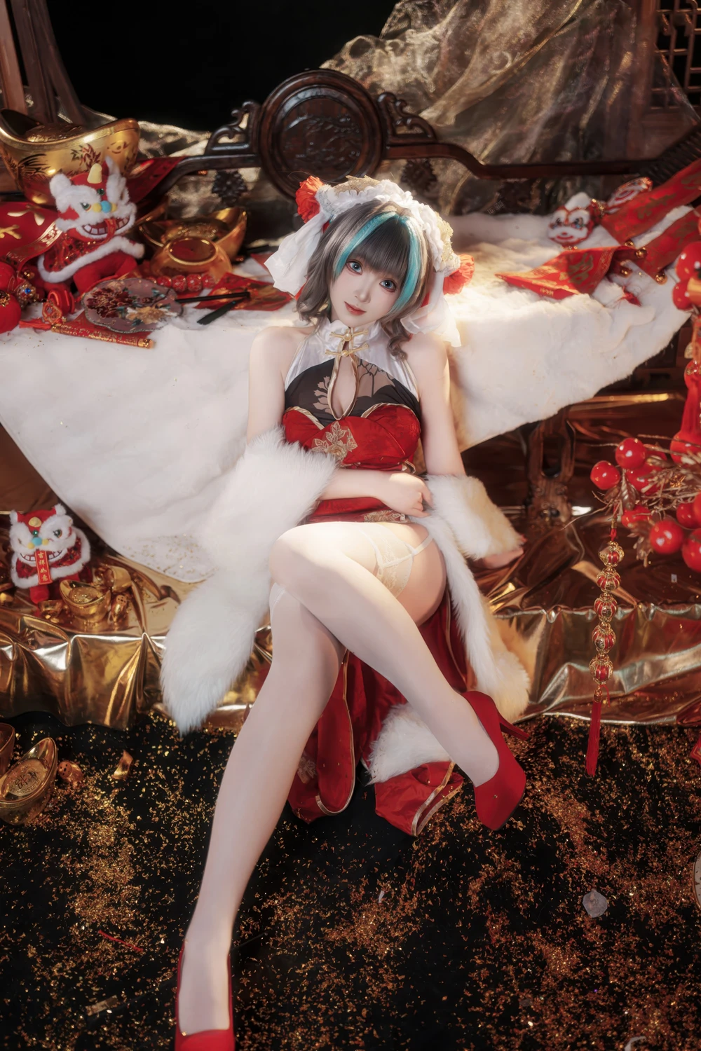 Cosplay Bangni邦尼 – 新春柴郡 - P11