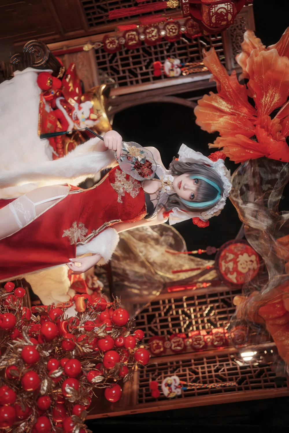 Cosplay Bangni邦尼 – 新春柴郡 - P2