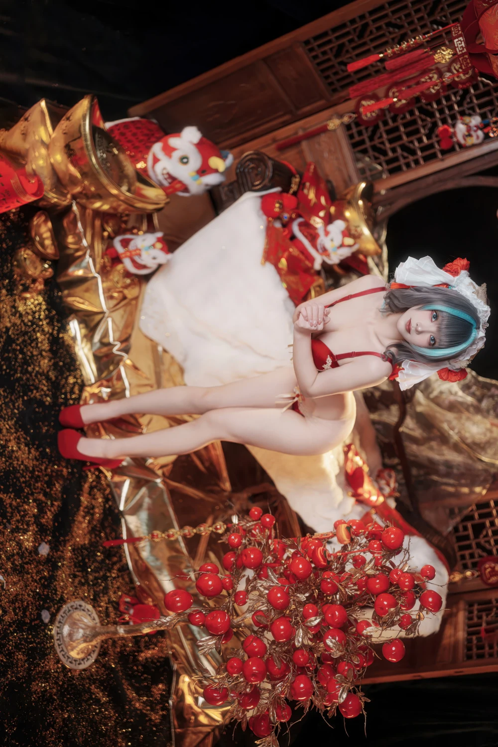 Cosplay Bangni邦尼 – 新春柴郡 - P33
