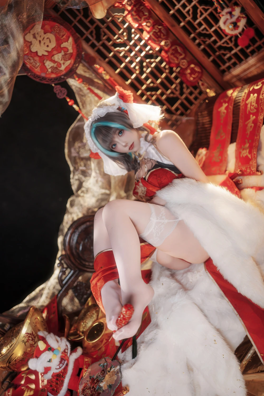 Cosplay Bangni邦尼 – 新春柴郡 - P38