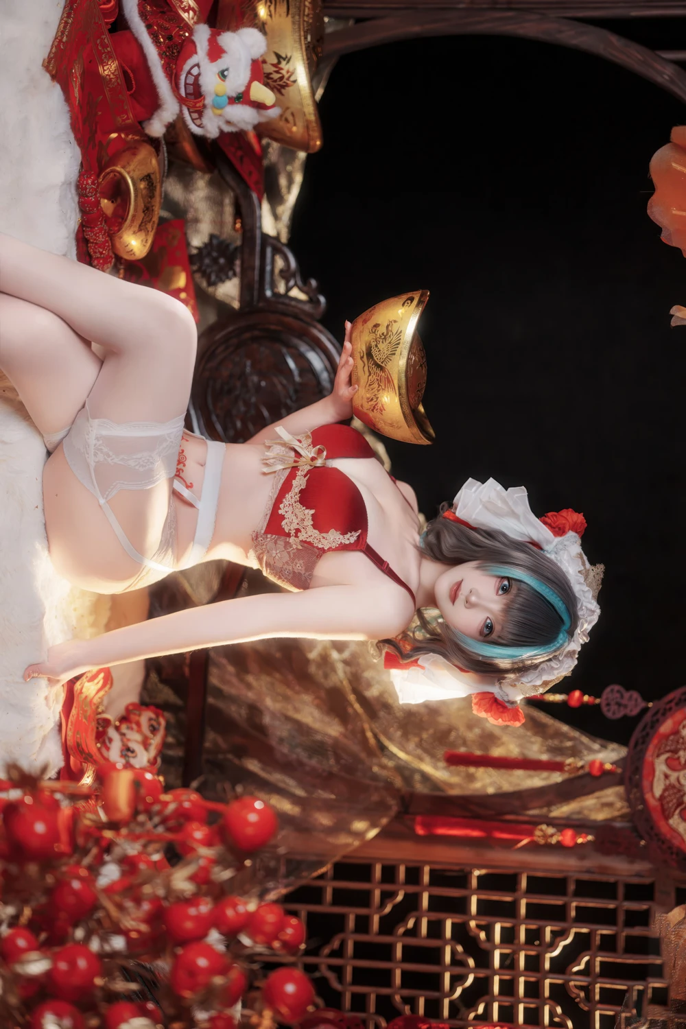 Cosplay Bangni邦尼 – 新春柴郡 - P41