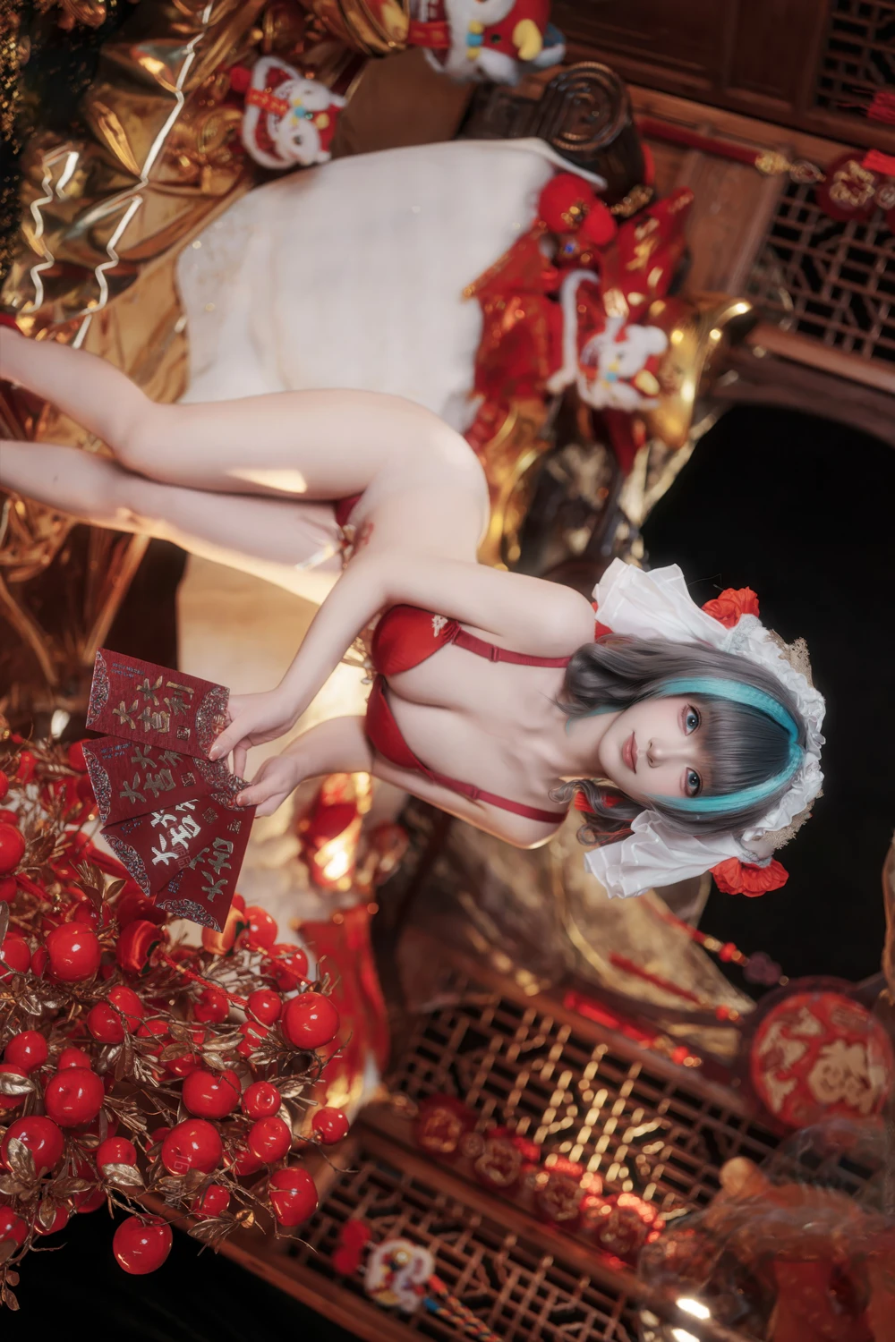 Cosplay Bangni邦尼 – 新春柴郡 - P58