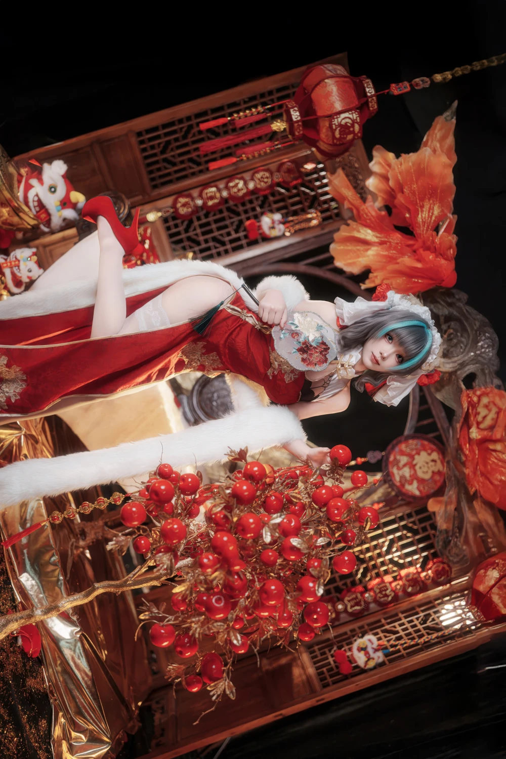 Cosplay Bangni邦尼 – 新春柴郡 - P5