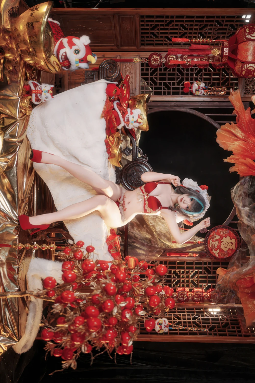 Cosplay Bangni邦尼 – 新春柴郡 - P62