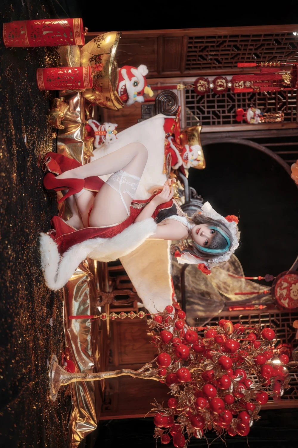 Cosplay Bangni邦尼 – 新春柴郡 - P8