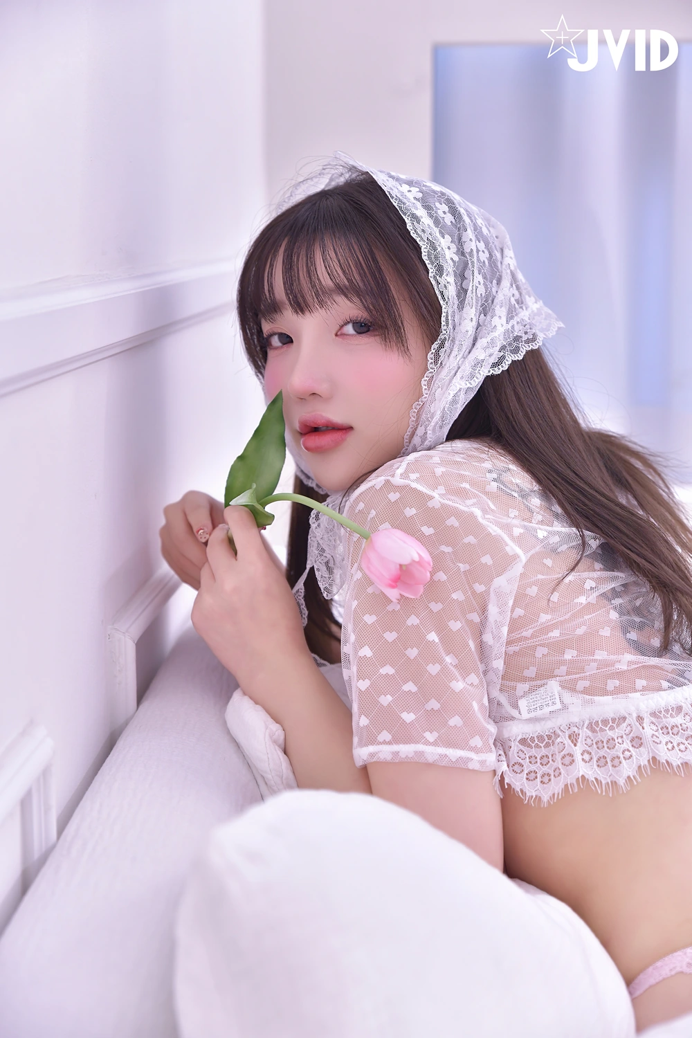 Son Yeeun 손예은, JVID 粉白蕾絲小婦人 - P29