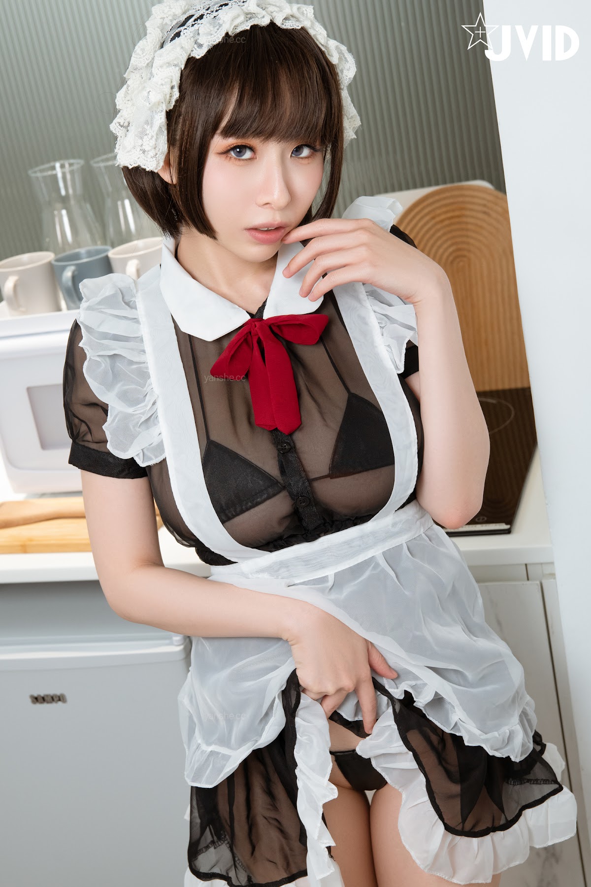 [JVID] 黎菲兒 – 《元宇宙》-巨乳女仆，挑逗版 - P30