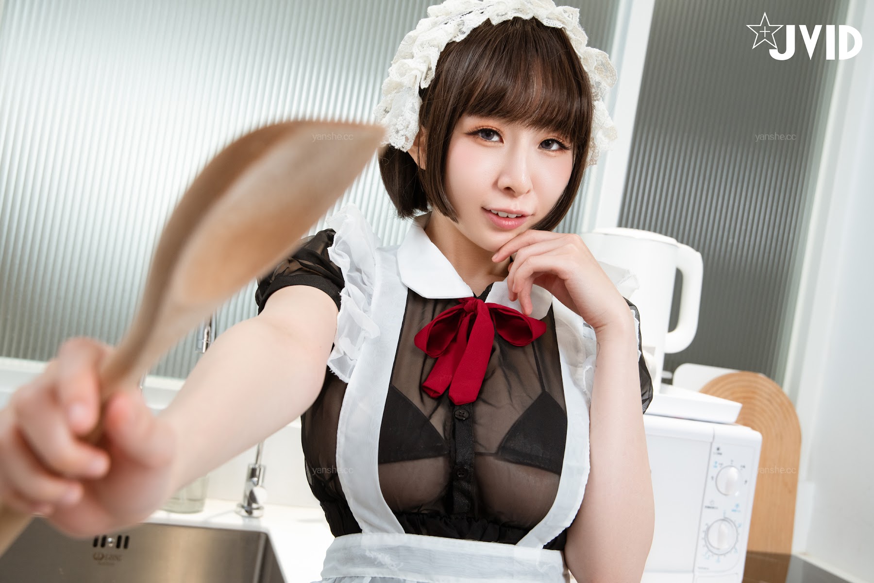 [JVID] 黎菲兒 – 《元宇宙》-巨乳女仆，挑逗版 - P31