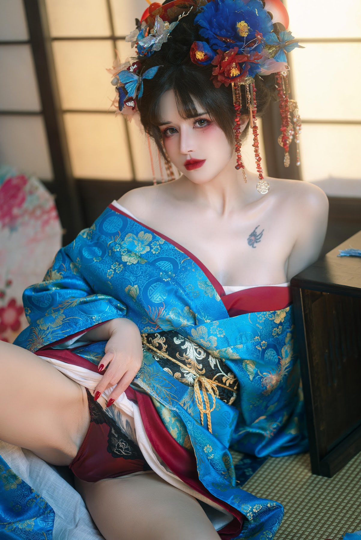 Coser@鹿八岁 – 花魁の末路 - P28