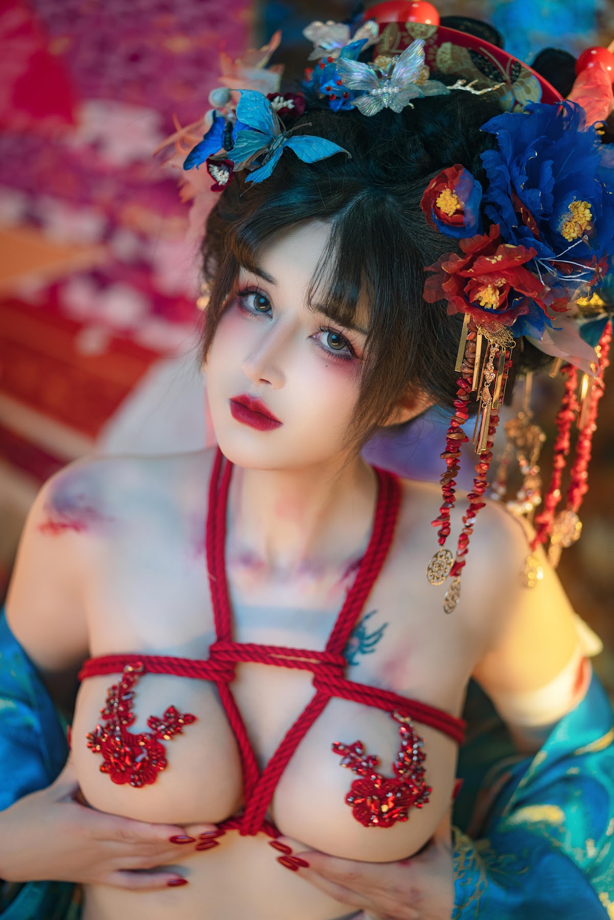 Coser@鹿八岁 – 花魁の末路 - P43