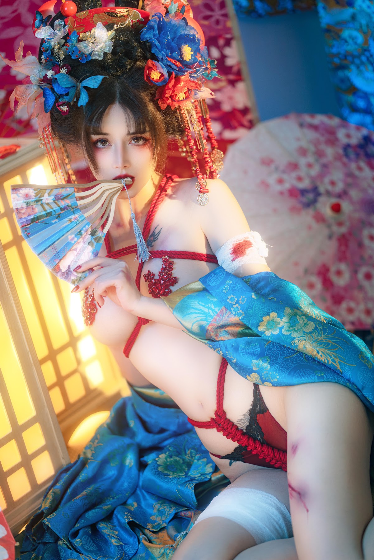 Coser@鹿八岁 – 花魁の末路 - P48
