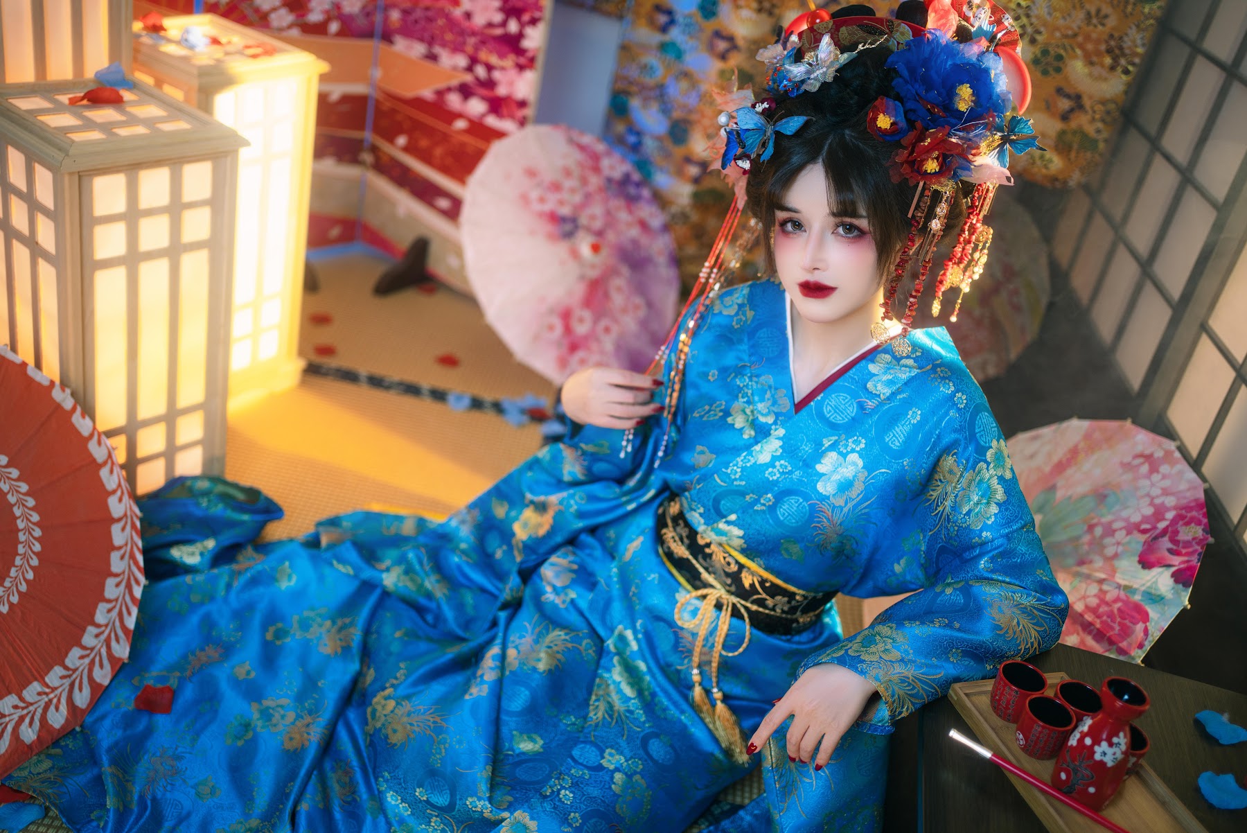Coser@鹿八岁 – 花魁の末路 - P4