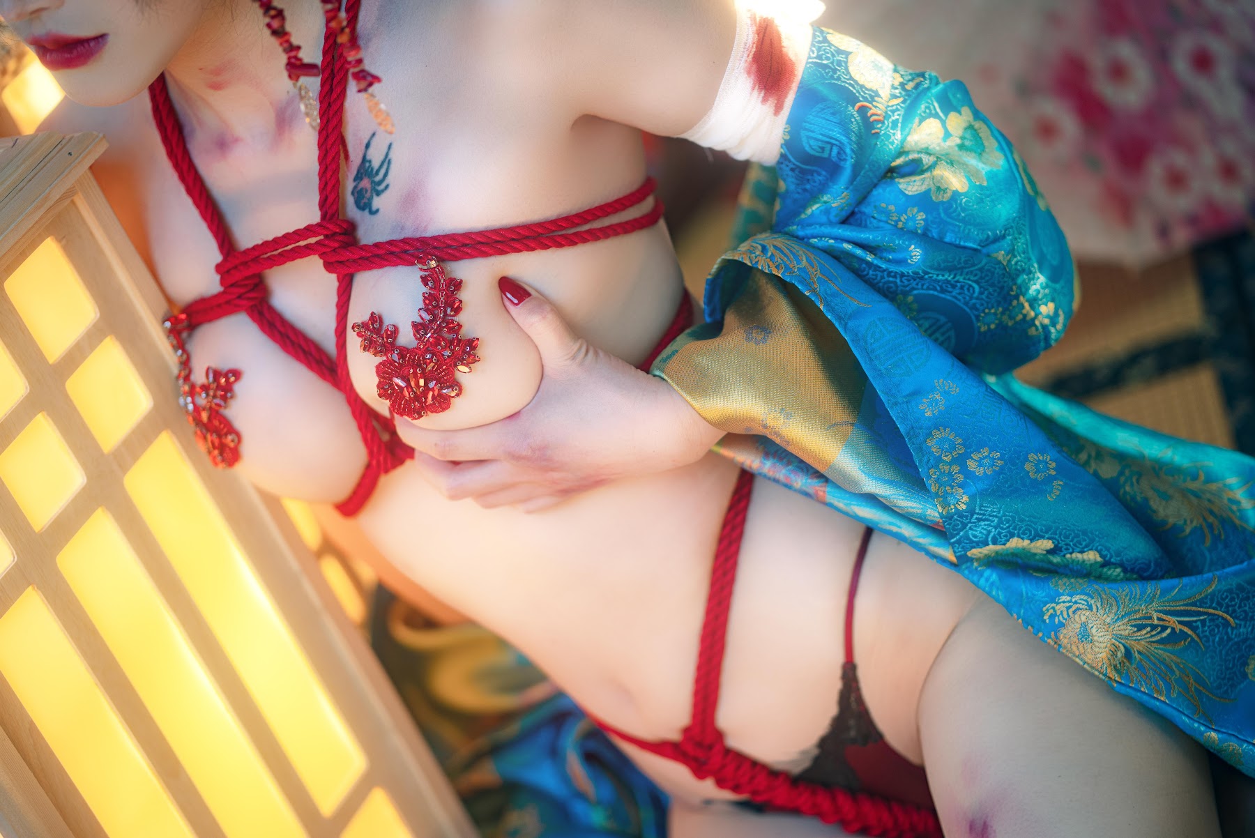 Coser@鹿八岁 – 花魁の末路 - P50