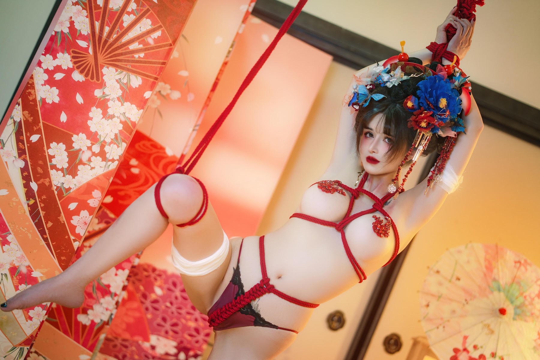 Coser@鹿八岁 – 花魁の末路 - P61