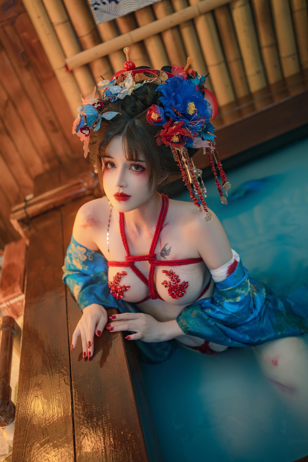 Coser@鹿八岁 – 花魁の末路 - P76