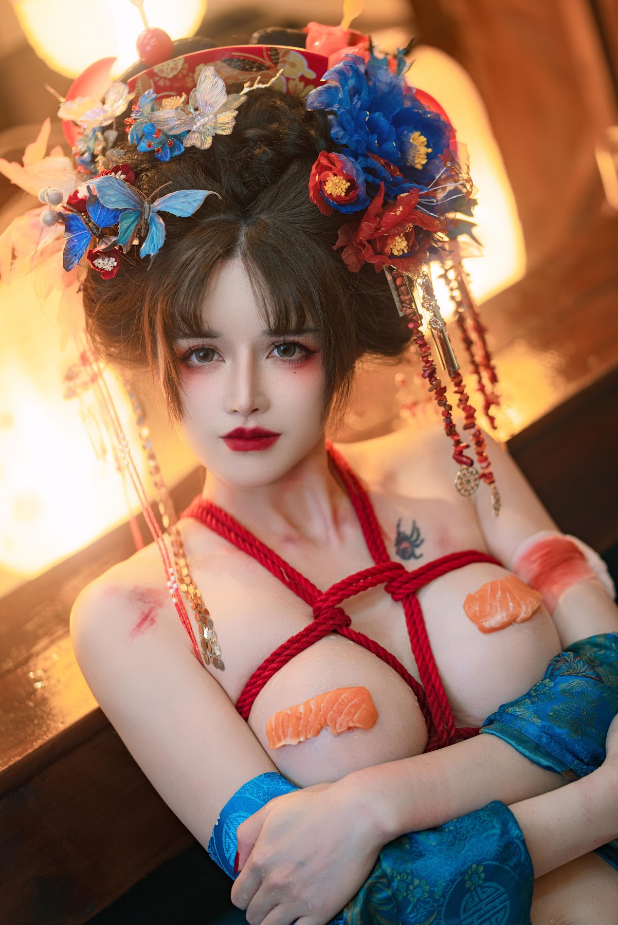 Coser@鹿八岁 – 花魁の末路 - P88