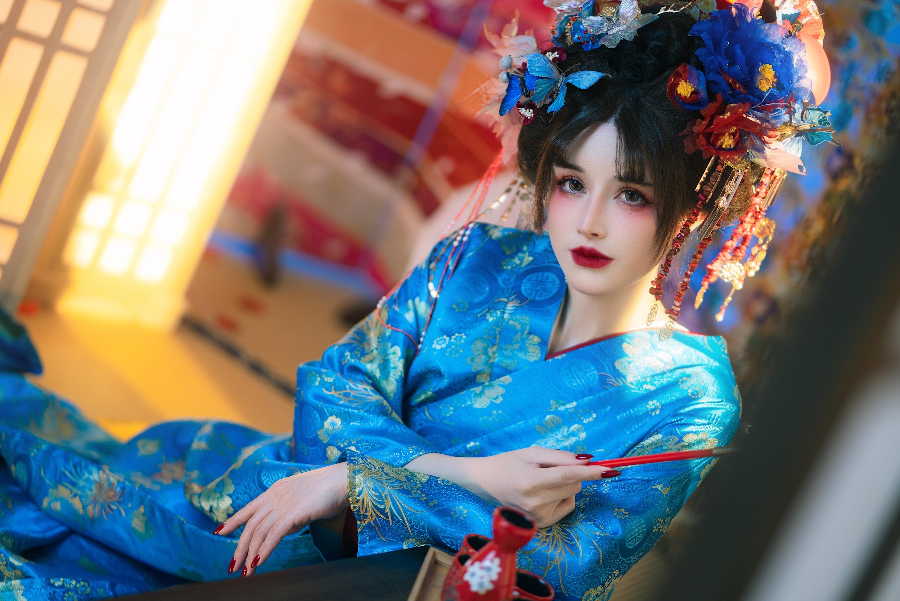 Coser@鹿八岁 – 花魁の末路 - P8