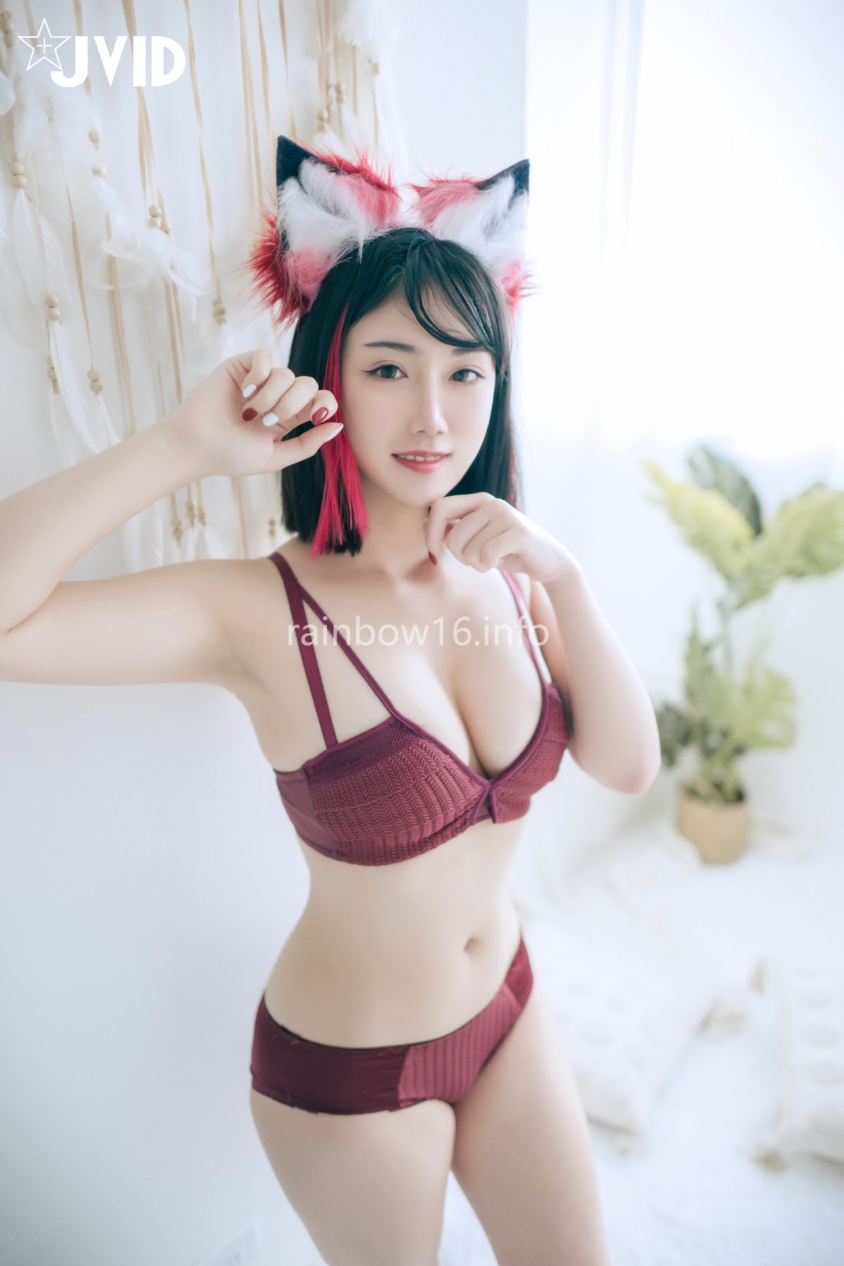 [JVID] 叶思敏 – 渴望被肆意玩弄の魅狐 - P29