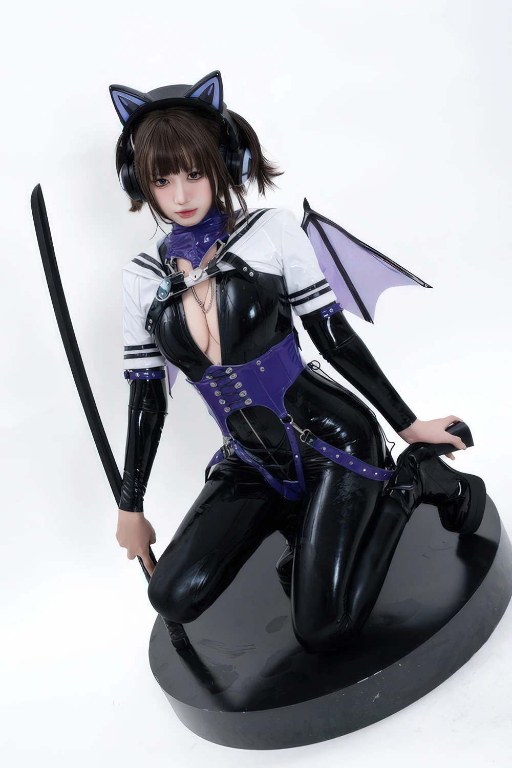 Cosplay 柒柒要乖哦 – 猎狼女 - P9