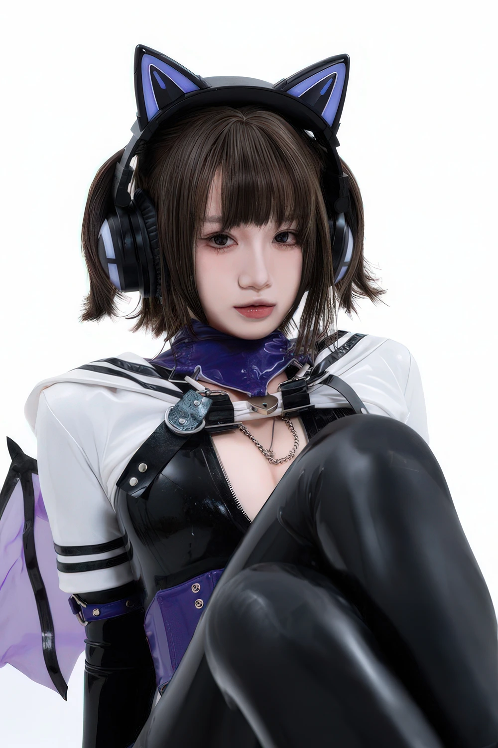 Cosplay 柒柒要乖哦 – 猎狼女 - P17