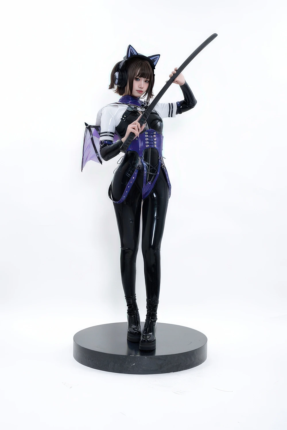 Cosplay 柒柒要乖哦 – 猎狼女 - P1