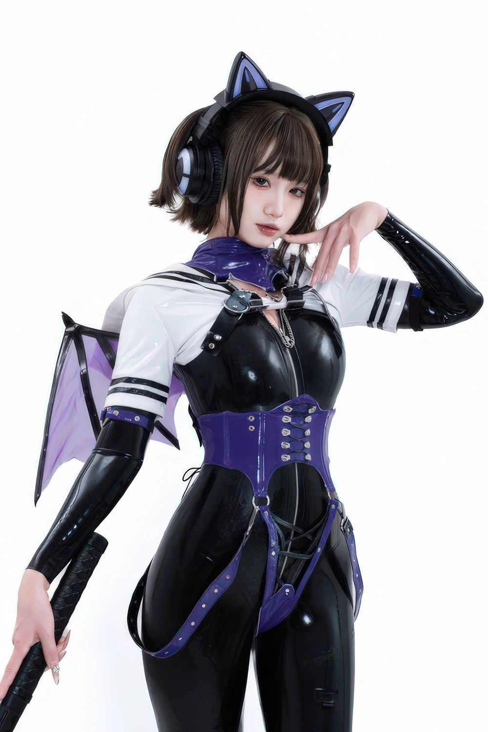 Cosplay 柒柒要乖哦 – 猎狼女 - P24