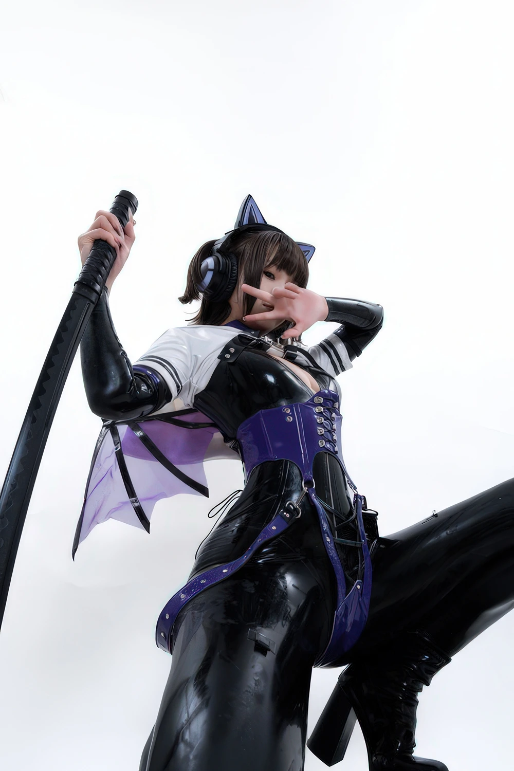 Cosplay 柒柒要乖哦 – 猎狼女 - P3