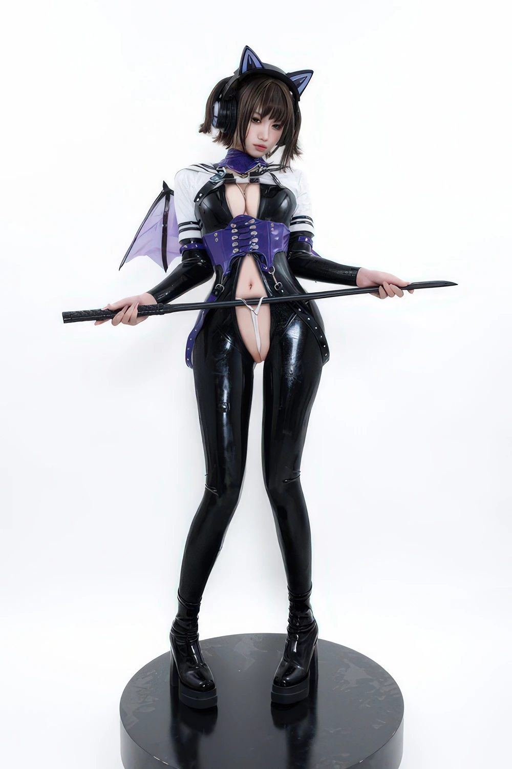 Cosplay 柒柒要乖哦 – 猎狼女 - P51