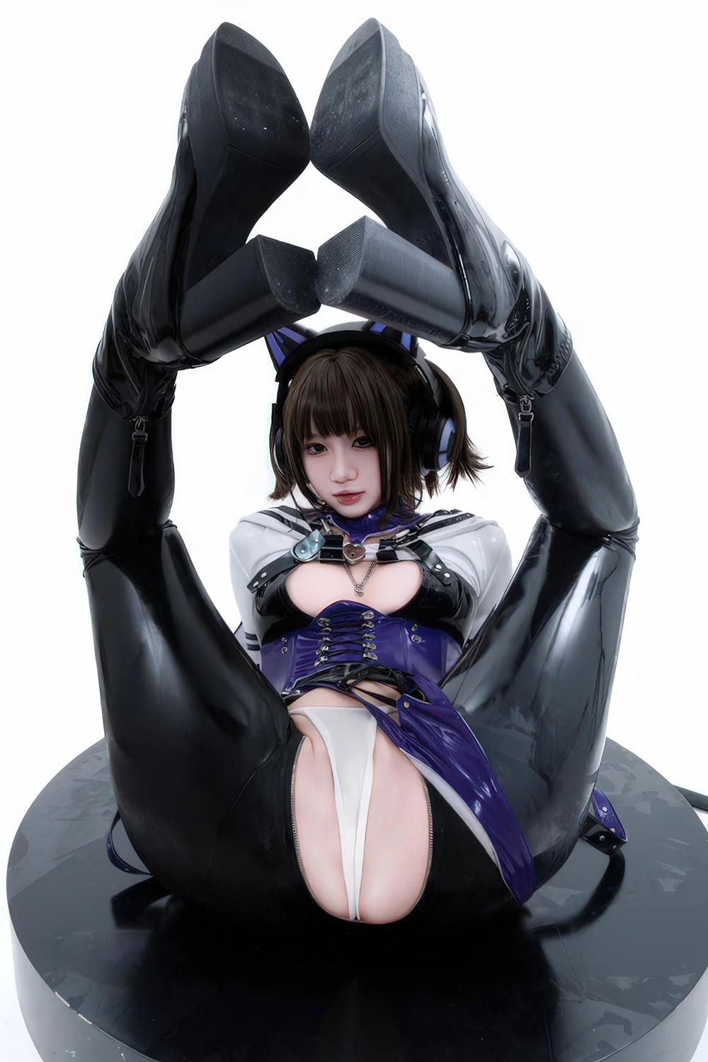 Cosplay 柒柒要乖哦 – 猎狼女 - P58