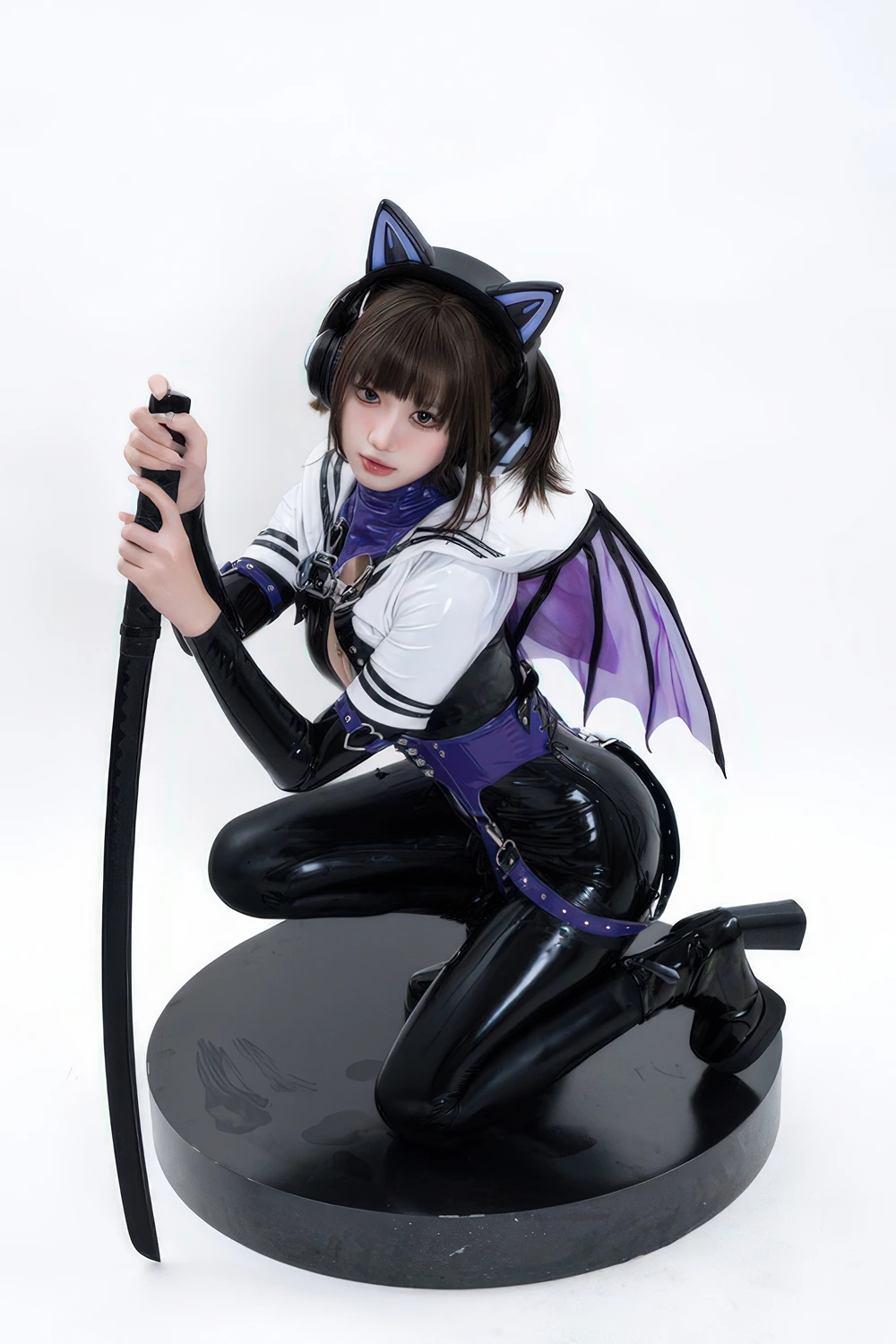 Cosplay 柒柒要乖哦 – 猎狼女 - P7