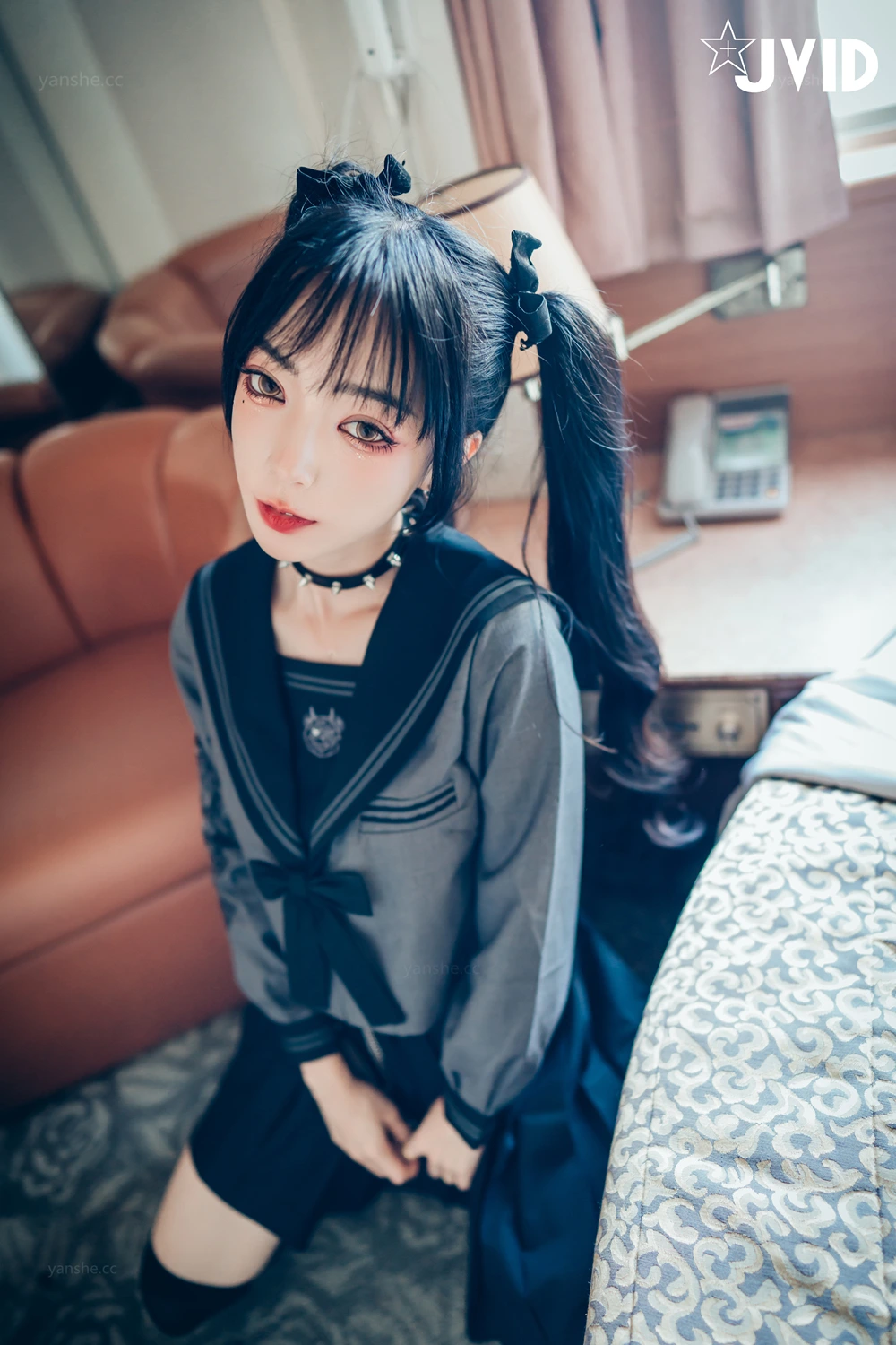 JVID 飄飄哥 – 色色妄想系列 校花也是大姐頭 Set.01 - P14