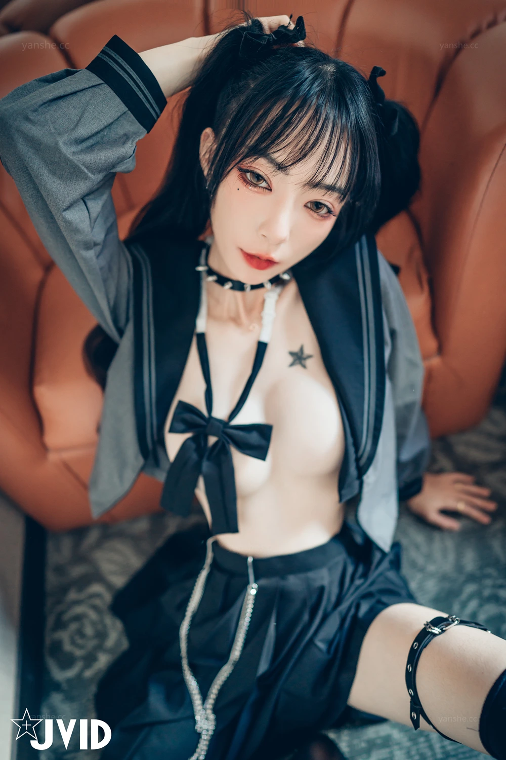 JVID 飄飄哥 – 色色妄想系列 校花也是大姐頭 Set.01 - P16