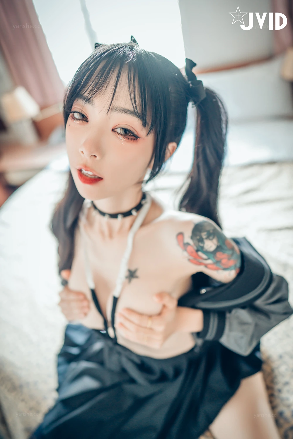 JVID 飄飄哥 – 色色妄想系列 校花也是大姐頭 Set.01 - P20