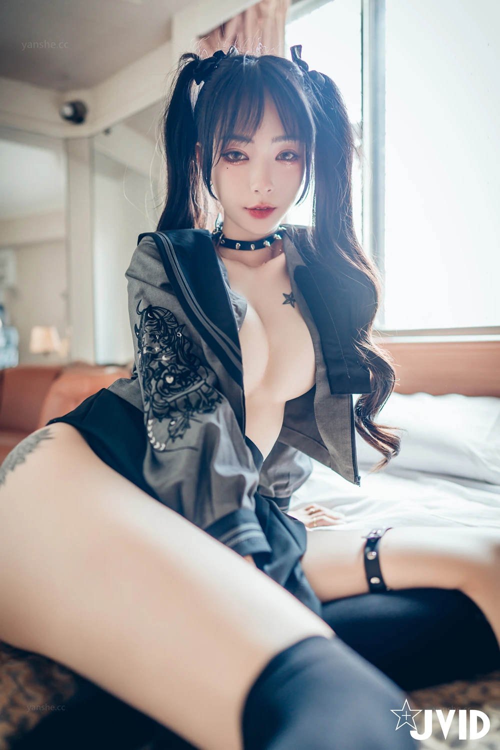 JVID 飄飄哥 – 色色妄想系列 校花也是大姐頭 Set.01 - P26