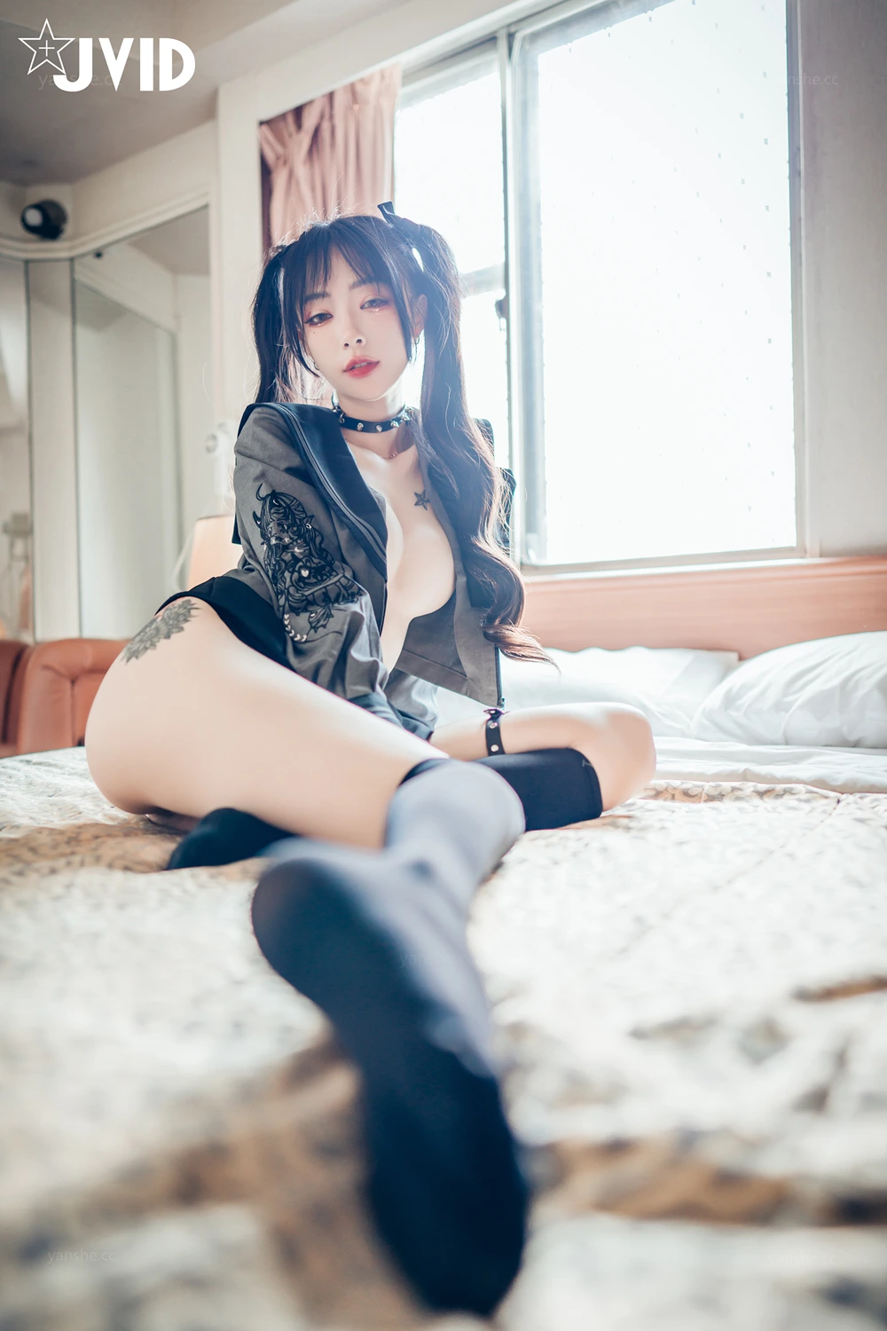 JVID 飄飄哥 – 色色妄想系列 校花也是大姐頭 Set.01 - P27