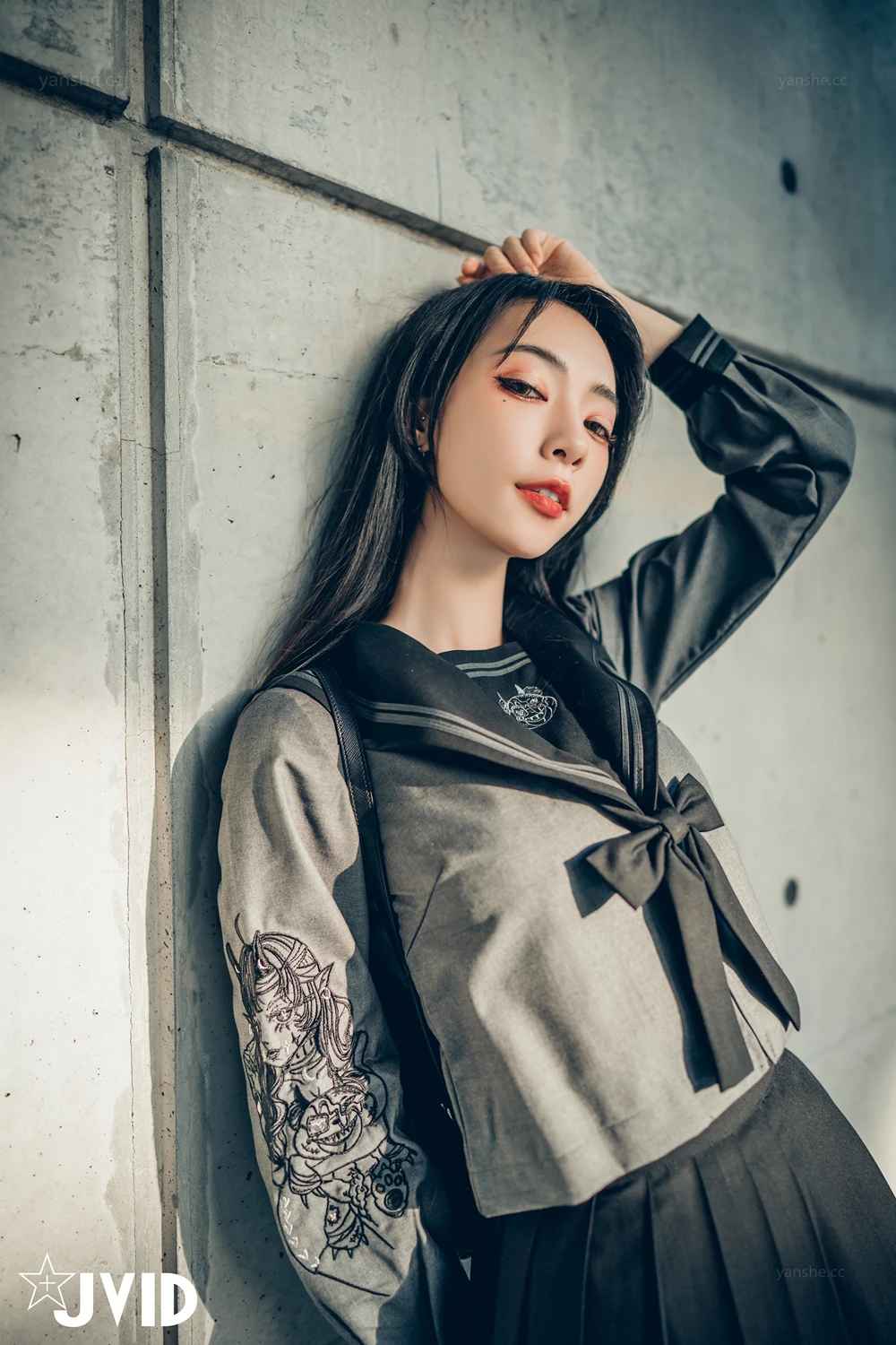 JVID 飄飄哥 – 色色妄想系列 校花也是大姐頭 Set.01 - P2