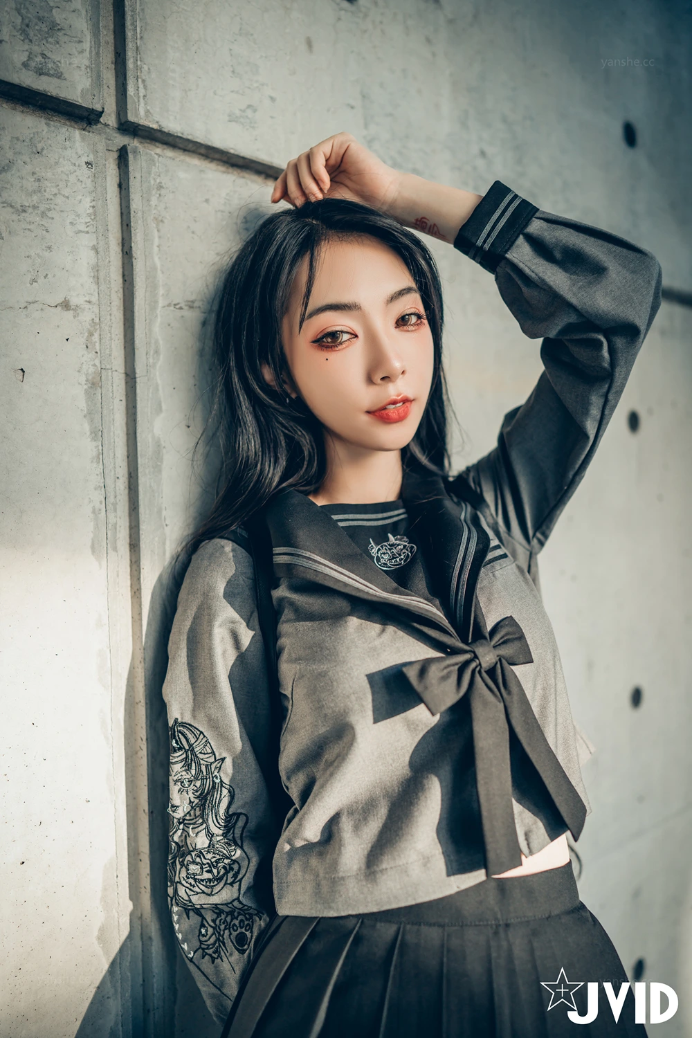 JVID 飄飄哥 – 色色妄想系列 校花也是大姐頭 Set.01 - P3