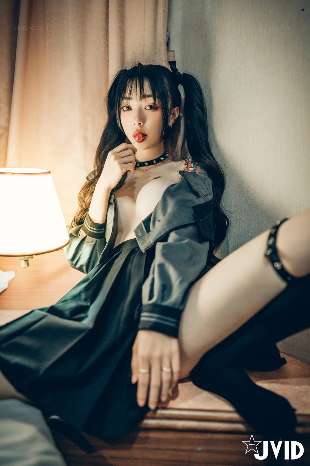 JVID 飄飄哥 – 色色妄想系列 校花也是大姐頭 Set.01 - P46