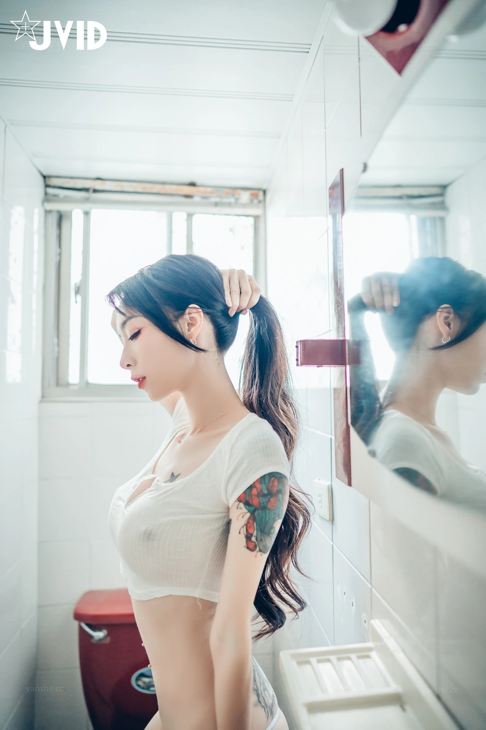 JVID 飄飄哥 – 色色妄想系列 校花也是大姐頭 Set.01 - P75