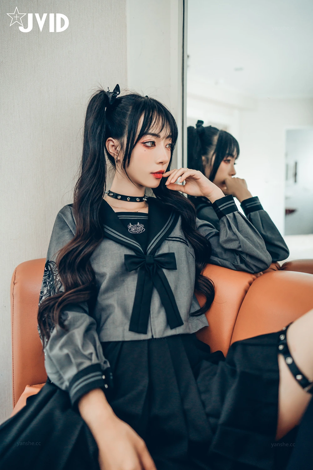 JVID 飄飄哥 – 色色妄想系列 校花也是大姐頭 Set.01 - P7