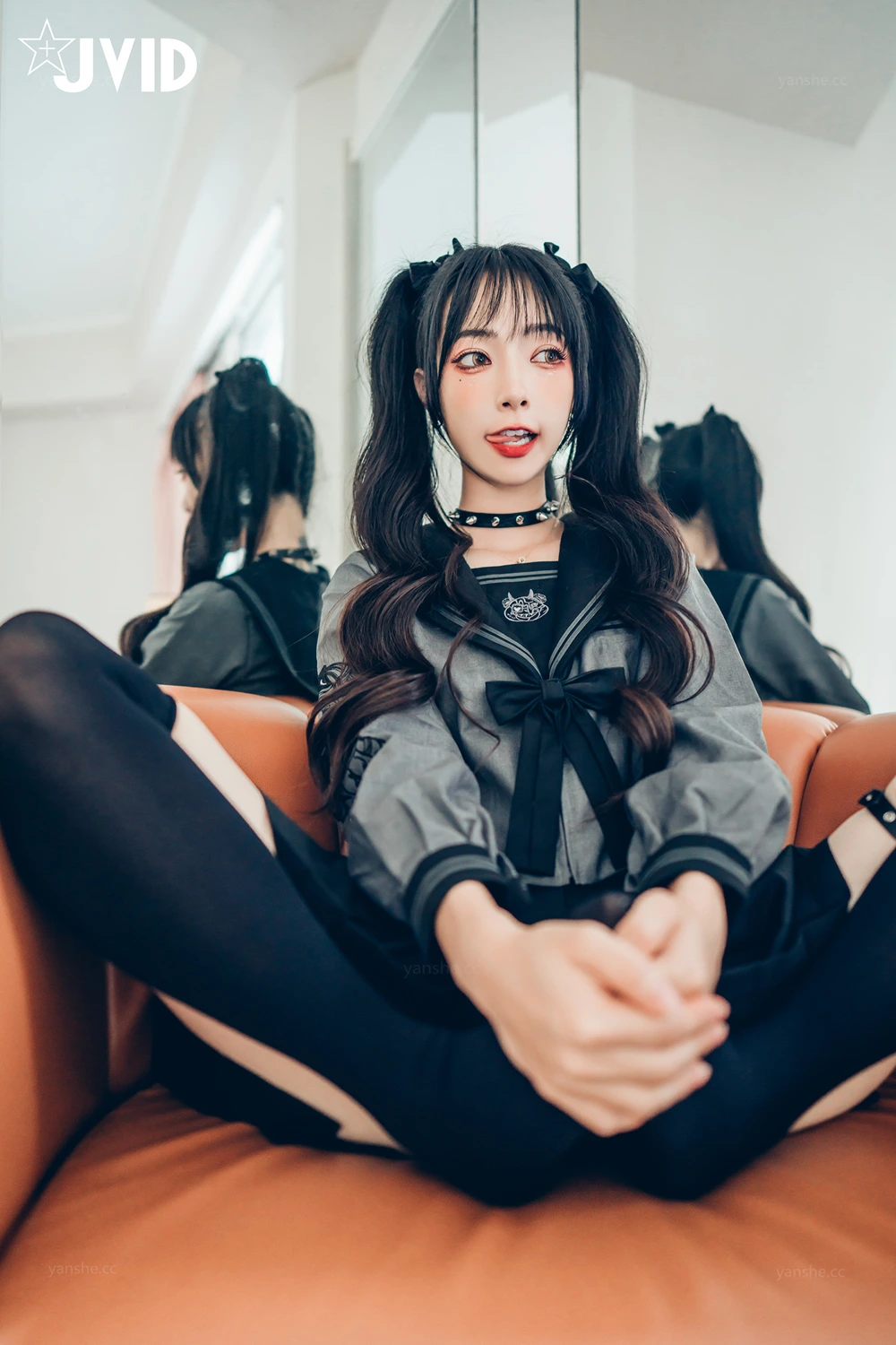 JVID 飄飄哥 – 色色妄想系列 校花也是大姐頭 Set.01 - P8