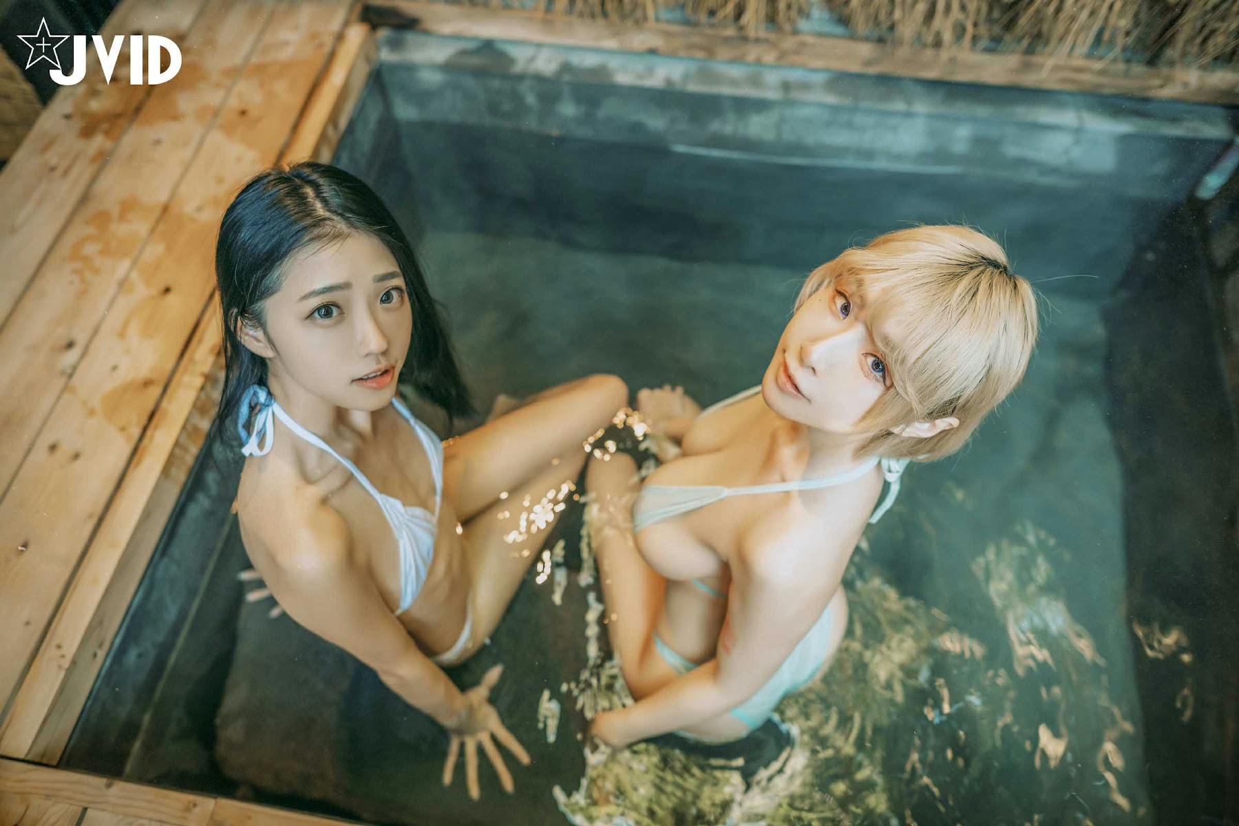 [JVID] 妍妍 Angel & 黎菲儿 – 色色的温泉之旅 - P43