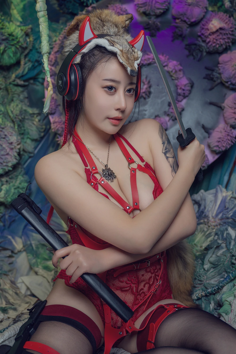 Cosplay 奈汐酱nice – 猎狼女 - P6