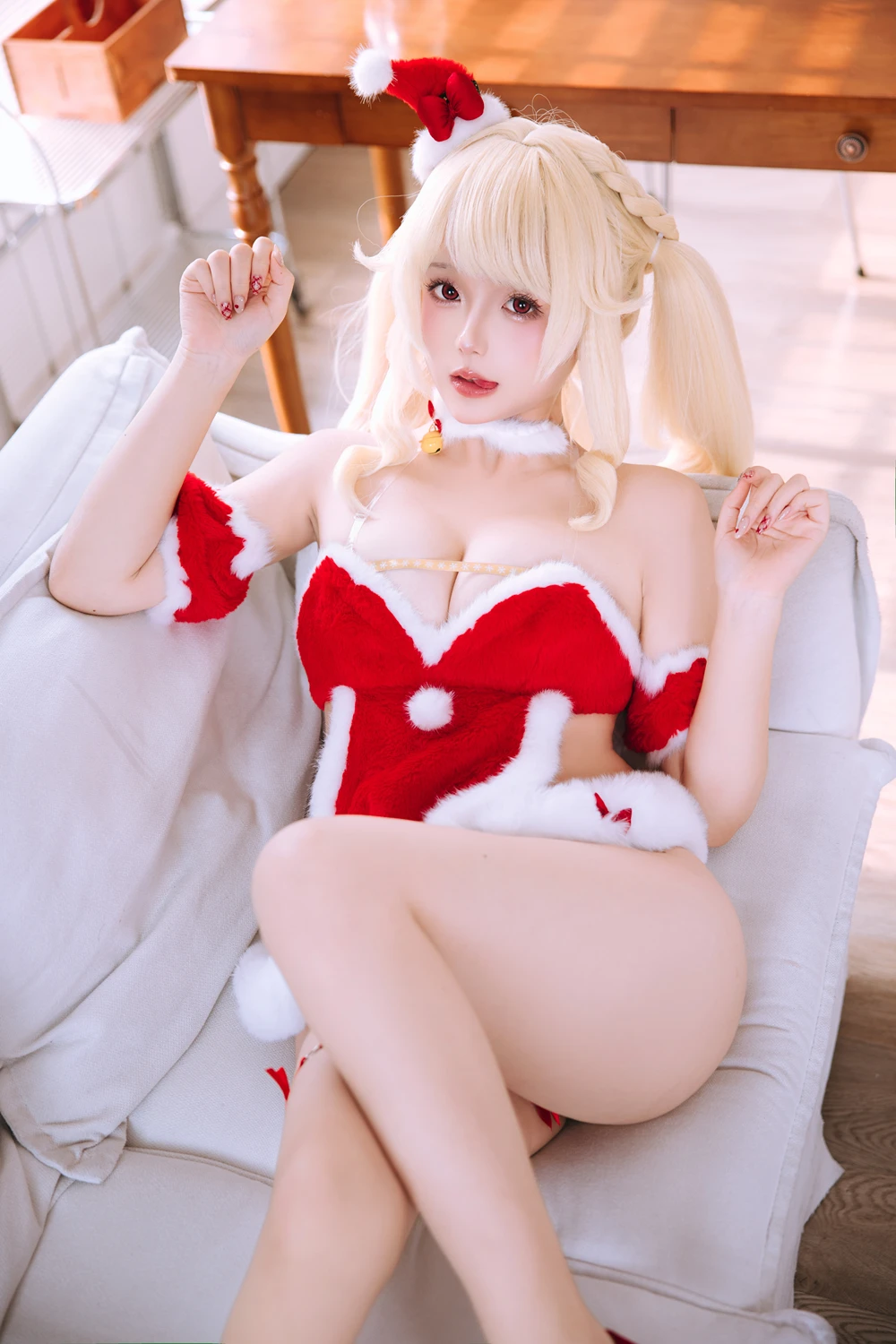 Cosplay Rinaijiao日奈娇 – 圣诞日 Set.01 - P9